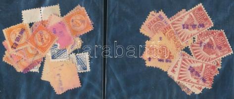 MV és FKSZ munkanélküli járulék, Otthon alap és Sajtó tagsági bélyegek összeállítás