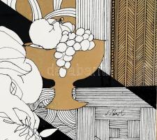 Szász Endre (1926-2003): Hölgy. Szitanyomat, papír, jelzett, 40/100 számozással, felületi kopásokkal...