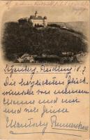 Sitzenberg-Reidling, castle, with the letter of the owner, addressed to Count Lónyay (non PC) (EK)