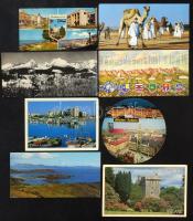 Több száz nagyalakú, dupla, hosszú, kerek stb főleg külföldi városképes lap