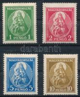 1932 Nagy Madonna sor (90.000) (2P, 5P és 10P betapadások, gumihibák / gum disturbances)