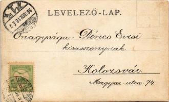 1904 Liptószentmiklós, Liptovsky Mikulas; széken ülő férfiak / men sitting on chairs. photo