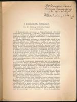 Tartsányi (Schreiber) Dániel: A kriminalisztika intézményei. Különlenyomat a Finkey Ferenc-Emlékköny...