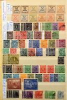 Németország kis tétel több területről, főleg régi anyag, 890 db bélyeg (531 klf), 15 lapos, A/4-es Abria berakó 12 oldalán (elvált gerinc)