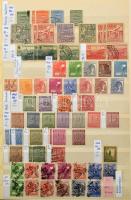 Németország kis tétel több területről, főleg régi anyag, 890 db bélyeg (531 klf), 15 lapos, A/4-es A...