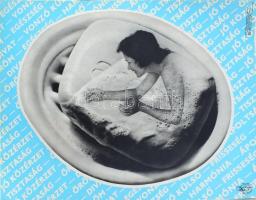 1972 Tisztaság - jó közérzet. Egészségügyi Minisztérium felvilágosító plakát, 68x47 cm