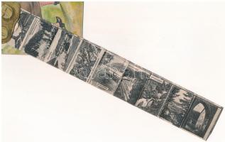 1923 Mariazell (Steiermark), In dem Rucksack wohl versteckt... / hiking woman, leporellocard with 10...