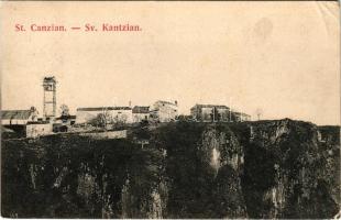 1916 Skocjan, St. Kanzian, San Canziano (Divaca); general view, mine (EB)