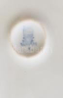 Zsolnay szürkemarha. Terv.:Sinkó András. Kézzel festett, jelzett, hibátlan m:15 cm, h: 31 cm