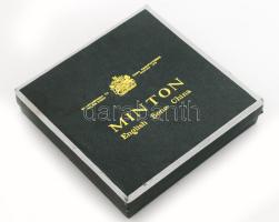 Minton "Shalimar" tálka, jelzett, díszdobozban, hibátlan, d: 11 cm