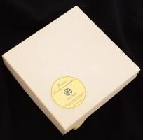 Höchts dísztálka a Frankfurti Operaház képével, jelzett, hibátlan, d: 11 cm