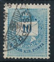 1881 10kr nagy festékfolttal