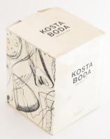 Kosta Boda gyár, Kjell Engman (1946-2010) designer: "Catwalk" asztaldísz. Jelzett, hibátla...