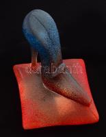 Kosta Boda gyár, Kjell Engman (1946-2010) designer: "Catwalk" asztaldísz. Jelzett, hibátla...