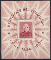 1934 LEHE blokk (20.000) (papírelvékonyodás / thin paper)