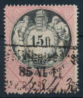 1880 15Ft illetékbélyeg (8.000)