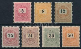 1889 7 klf bélyeg 12 : 11 3/4 fogazással (39.950)