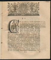 1749 [Michaelis, Christian Benedict (1680-1764)]: Tractatio de iudiciis poenisque capitalibus in Sac...
