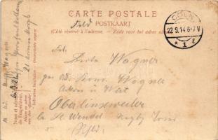 1906 Chaudfontaine, Le Pont du chemin de fer. Dr. Trenkler Co. (Leipzig) / bridge (EK)