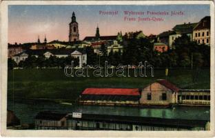 1917 Przemysl, Wybrzeze Franciszka Józefa / Franz Josefs-Quai / quay, bath (EK)