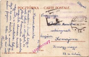 1917 Przemysl, Wybrzeze Franciszka Józefa / Franz Josefs-Quai / quay, bath (EK)