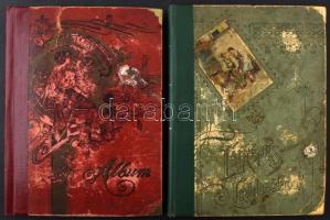 Kb. 230 db RÉGI művészlap, üdvözlőlap, hölgyek, szerelmes párok, virágok, közte lithok és néhány I. ...