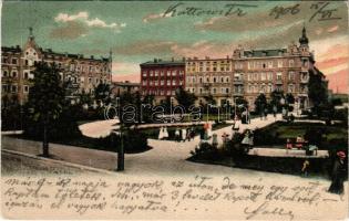 1906 Katowice, Kattowitz; Blücherplatz / square (EK)