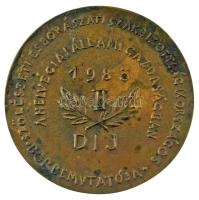 Borsos Miklós (1906-1990) 1983. "Szőlészeti és Borászati Szakbizottság IX ország borbemutatója ...