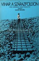 1977 Rényi Katalin (1951- ): Vihar a szárazföldön. Színes, szinkronizált szovjet ifjúsági film. Filmplakát, hajtott, minimális lapszéli hibákkal, 56x39 cm