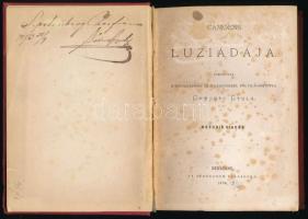 [Luís de Camoes] Camoens Luziádája. Ford. s bevezetéssel és jegyzetekkel fölvilágosította Greguss Gy...