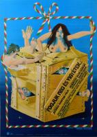 1979 Fogjuk meg és vigyétek. Magyar játékfilm. Filmplakát, minimális lapszéli hibákkal, 57x40 cm