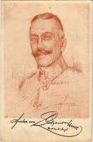 1917 Kasimir von Lütgendorf / WWI Austro-Hungarian K.u.K. military Infantry General s: Oskar Brüch + "Tábori postahivatal 648" (EK)