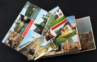 85 db MODERN postatiszta magyar város képeslap / 85 MODERN unused Hungarian town-view postcards