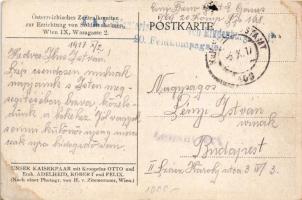 1917 Unser Kaiserpaar mit Kronprinz Otto und Erzh. Adelheid, Robert und FElix. Österreisches Zentral...