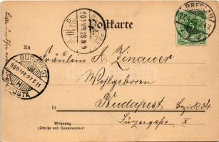 1900 Wroclaw, Breslau; Kreuzkirche und Dom / church and cathedral. Verlag v. Oscar Okrusch (EK)