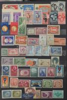 Vegyes külföldi tétel, jó svájci, szovjet légiposta anyaggal az elején, nagy alakú 12 lapos berakóba...