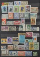 Vegyes külföldi tétel, jó svájci, szovjet légiposta anyaggal az elején, nagy alakú 12 lapos berakóba...