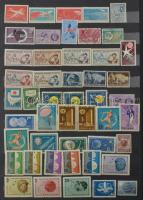 Vegyes külföldi tétel, jó svájci, szovjet légiposta anyaggal az elején, nagy alakú 12 lapos berakóba...