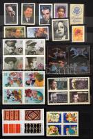 USA kis gyűjteményrész, 137 különféle 37c névértékű 2005 körüli bélyeg közte kisívek, bélyegfüzet, összefüggések, 2 lapos A/4 berakóban (névérték $ 47.-)