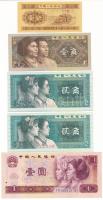 Kína 1980. 1j + 2j (2x) + 1Y + DN 1db rizsjegy T:AU-F szép papír China 1980. 1 Jiao + 2 Jiao (2x) + 1 Yuan + ND 1pc rice coupon C:AU-F fine paper