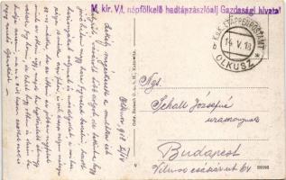 1918 Katowice, Kattowitz; Evgl. Kirche, Gymnasium, Kath. Kirche, Oberrealschule / Lutheran church, g...