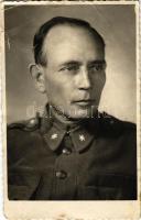 1942 Kiev, Kijev, Kyiv; Második világháború, magyar katona portréja / WWII Hungarian military, portrait of a soldier. photo (non PC) (b)