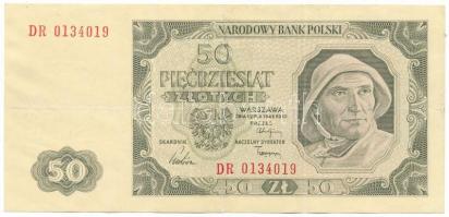 Lengyelország 1948. 50Zl "DR 0134019" T:F,VG Poland 1948. 50 Zlotych "DR 0134019" C:F,VG Krause P#138