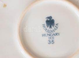 Hollóházi Jurcsák László által tervezett hamuzó, matricás, jelzett, hibátlan, d: 12,5 cm