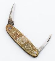 cca 1930 Continental írógép reklámos bicska, h:8 cm