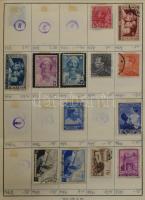 Kb 4-4500 db vegyes külföldi bélyeg 10 db cserefüzetben, benne Kanada, Nagy Britannia, Málta, Olaszo...