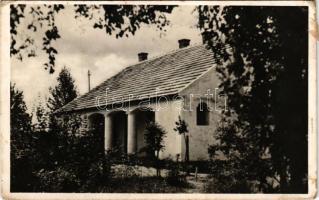 1940 Balatonszárszó, Soli Deo Gloria református diáküdülője. Naszádi Béla felvétele (EK)