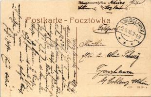 1916 Wloclawek, Zimowanie Slalków na rzece Zglowiaczce / wintering of steamships on Zglowiaczka Rive...