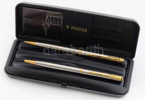 Parker töltőceruza és toll pár, Parker tokban