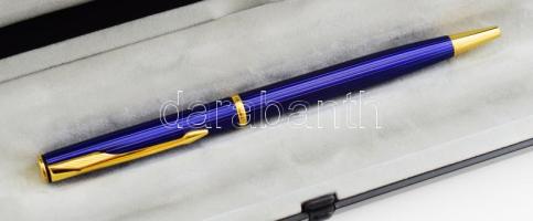 Parker Insignia türkizkék toll, tokban, h: 13,5 cm